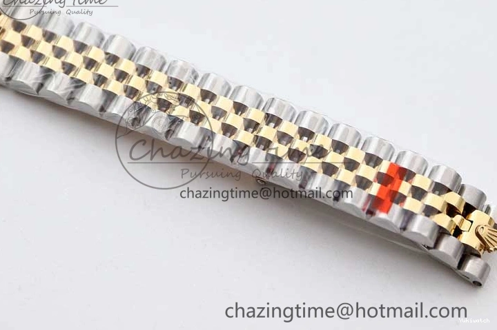 279179 TWF Best YG White SS NH05 Diamonds Bracelet Datejust Jubilee Dial 28mm Markers Edition SS on YG 0408